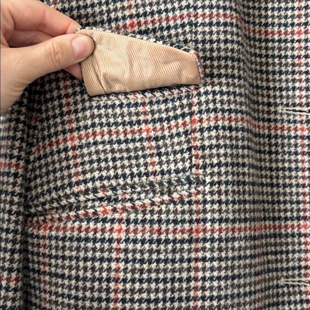 Lauren Ralph Lauren plaid Pea coat size 2 - Picture 8 of 15